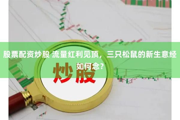 股票配资炒股 流量红利见顶，三只松鼠的新生意经如何念？
