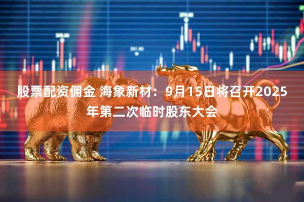 股票配资佣金 海象新材：9月15日将召开2025年第二次临时股东大会